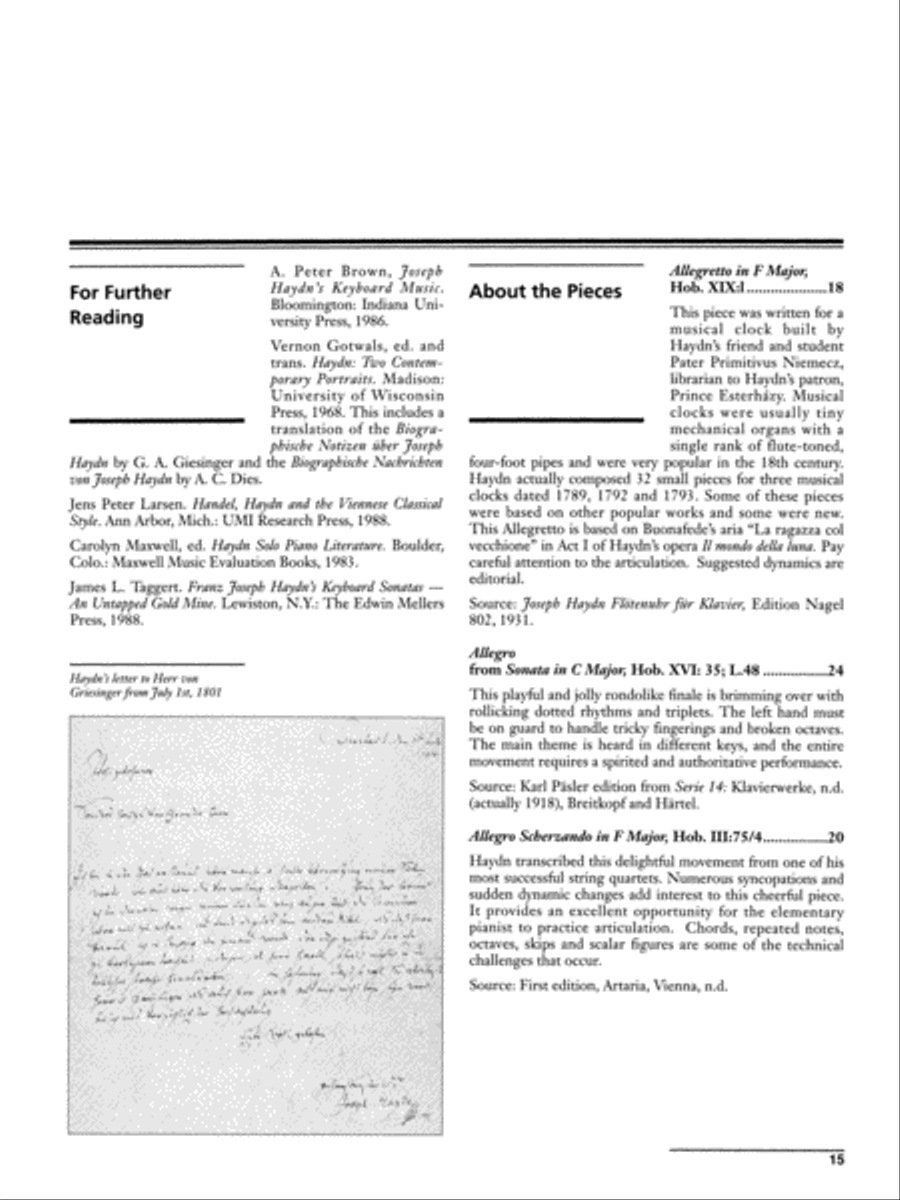 At the Piano with Haydn Piano Solo scores gallery preview page 33