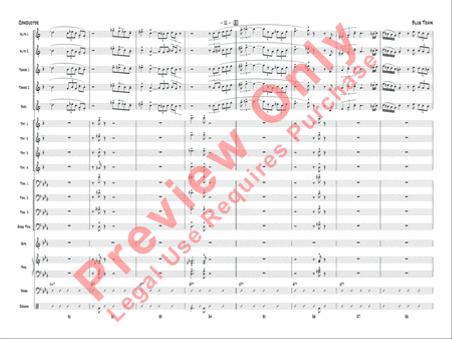 Blue Train Blue Train Jazz Ensemble scores gallery preview page 14