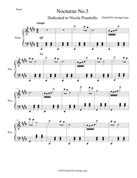 Nocturne No.5 C# minor Op.144