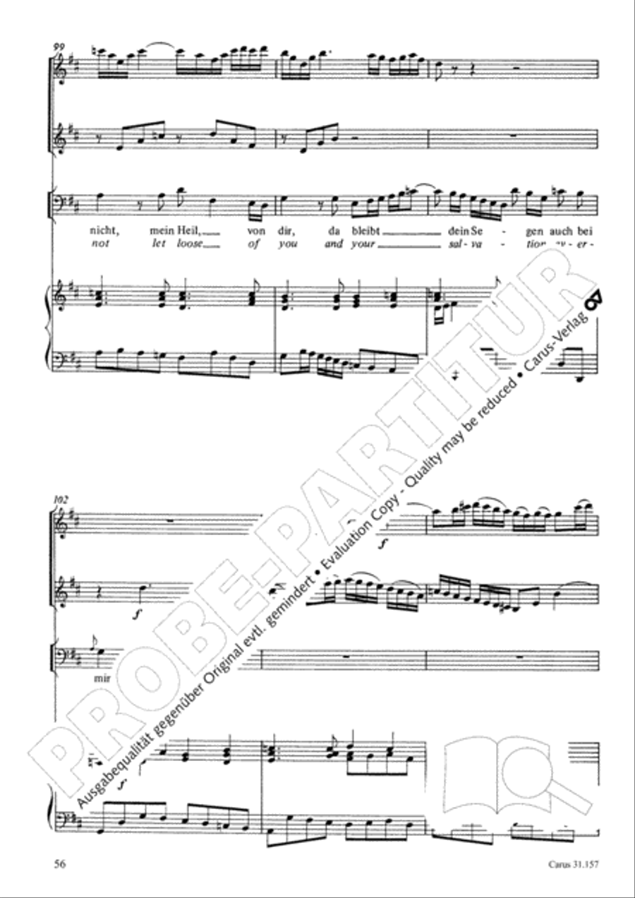 Lord, do not depart until I am blessed (Ich lasse dich nicht, du segnest mich denn) TB scores gallery preview page 57