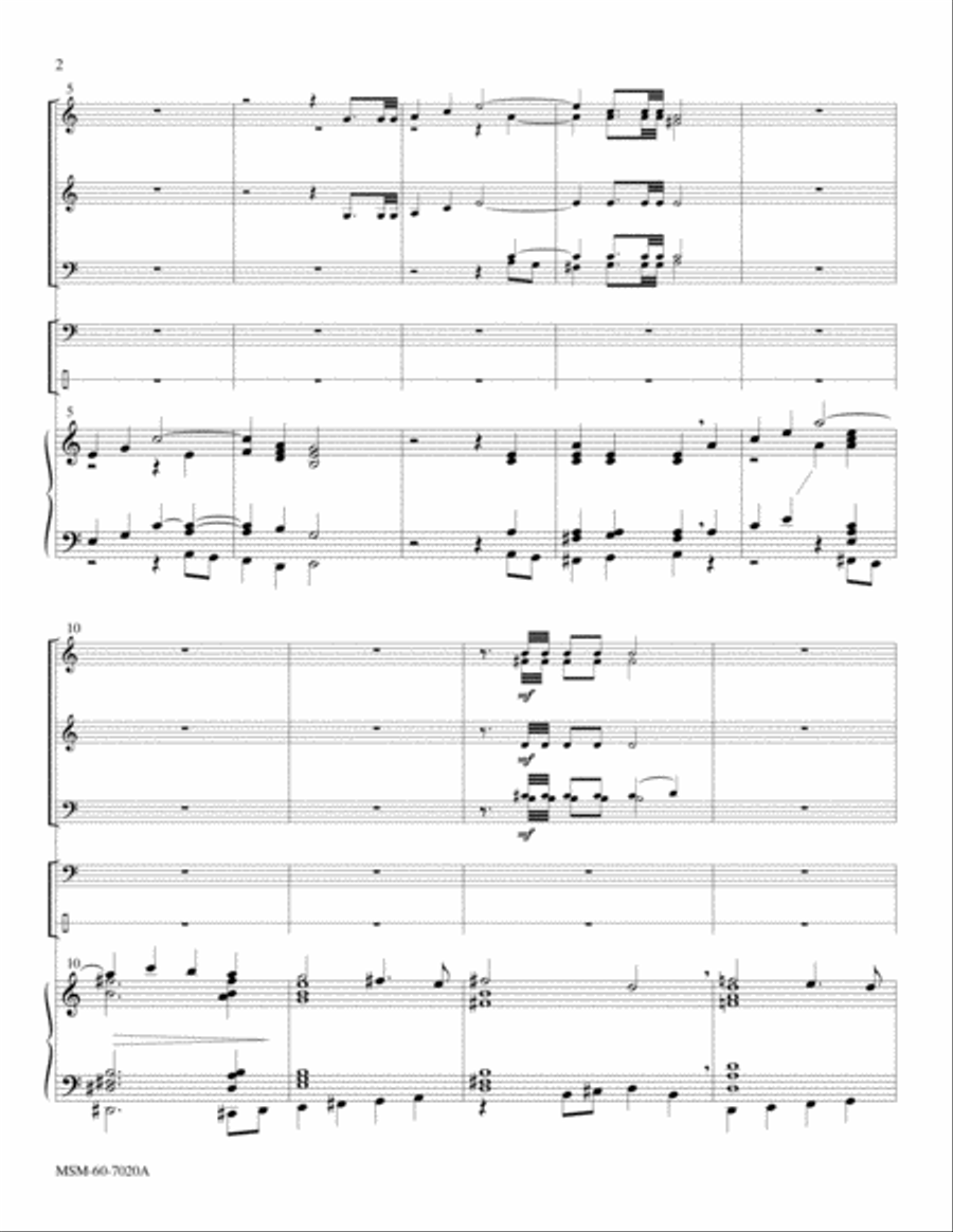 Lift High the Cross Choir scores gallery preview page 3