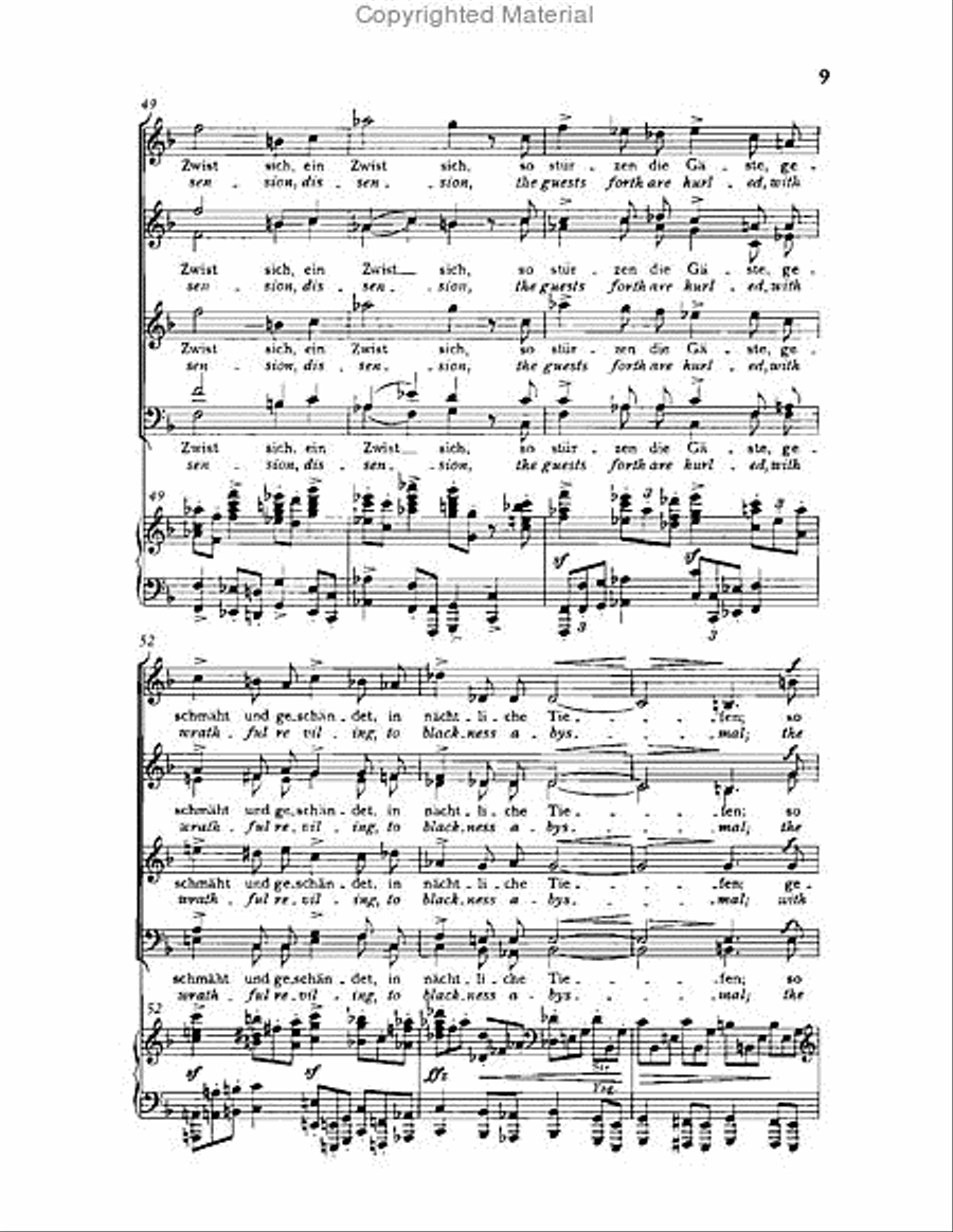 Gesang der Parzen, Op.89 Choir scores gallery preview page 9