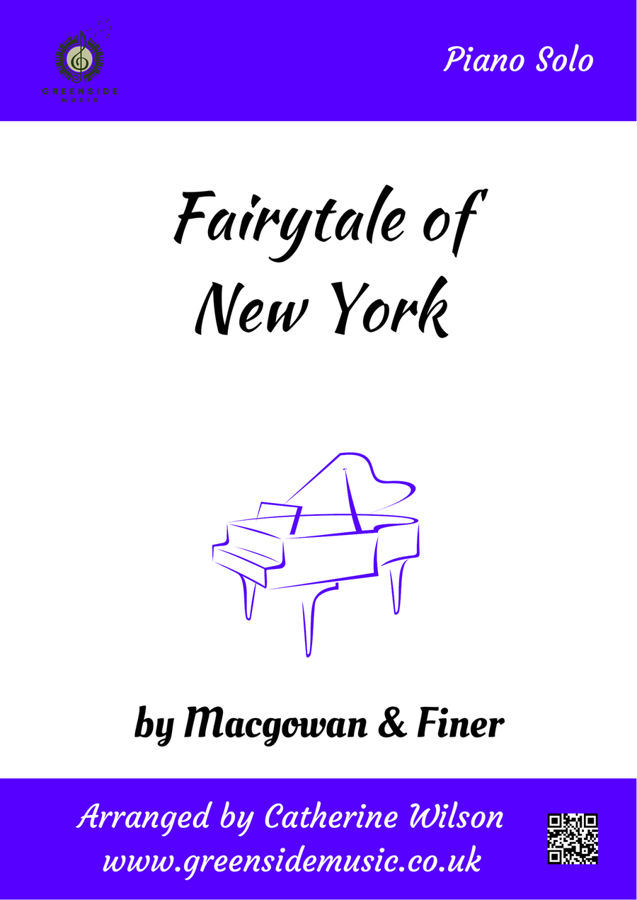 Fairytale Of New York Piano Solo scores gallery preview page 1