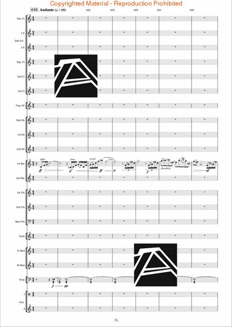 Surround Sound Brass Band scores gallery preview page 77