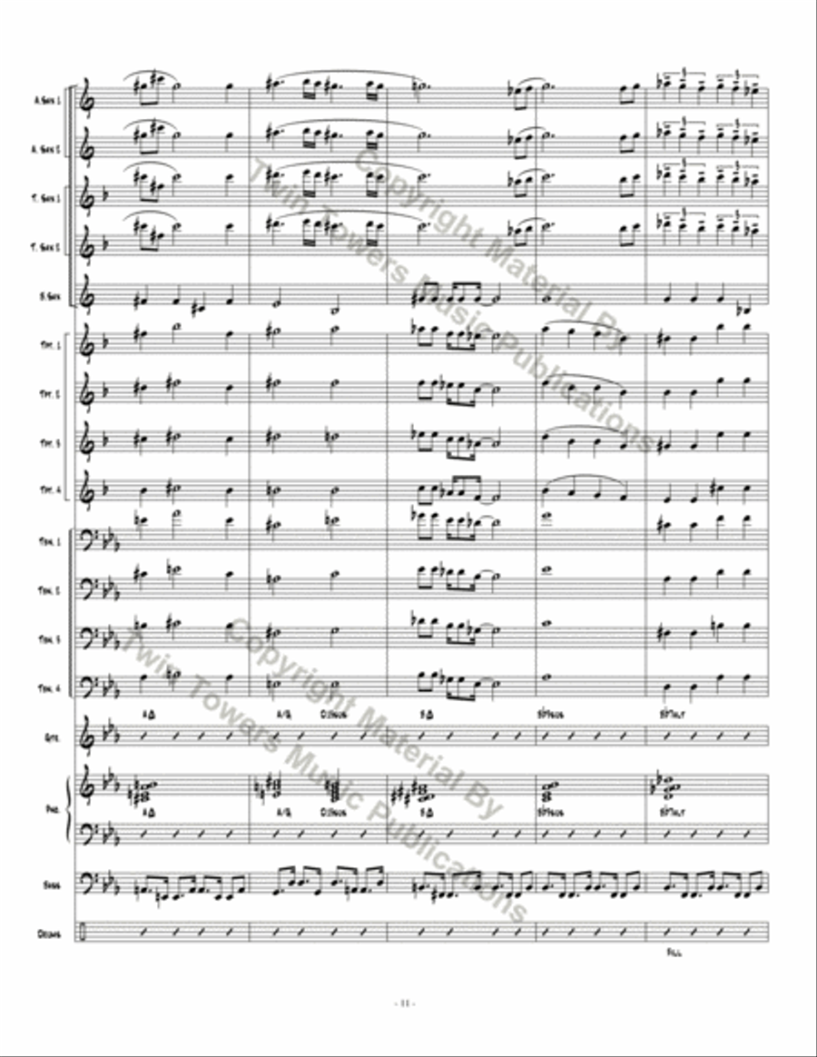 Summer Groove Jazz Ensemble scores gallery preview page 12