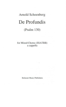 De Profundis, Op. 50b (Psalm 130) for Mixed Chorus (SSATBB)