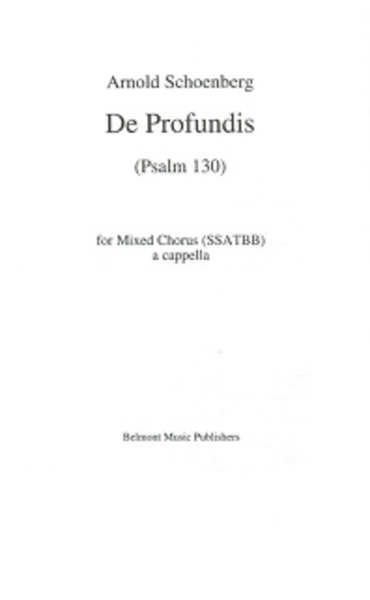 De Profundis, Op. 50b (Psalm 130) for Mixed Chorus (SSATBB) image number null