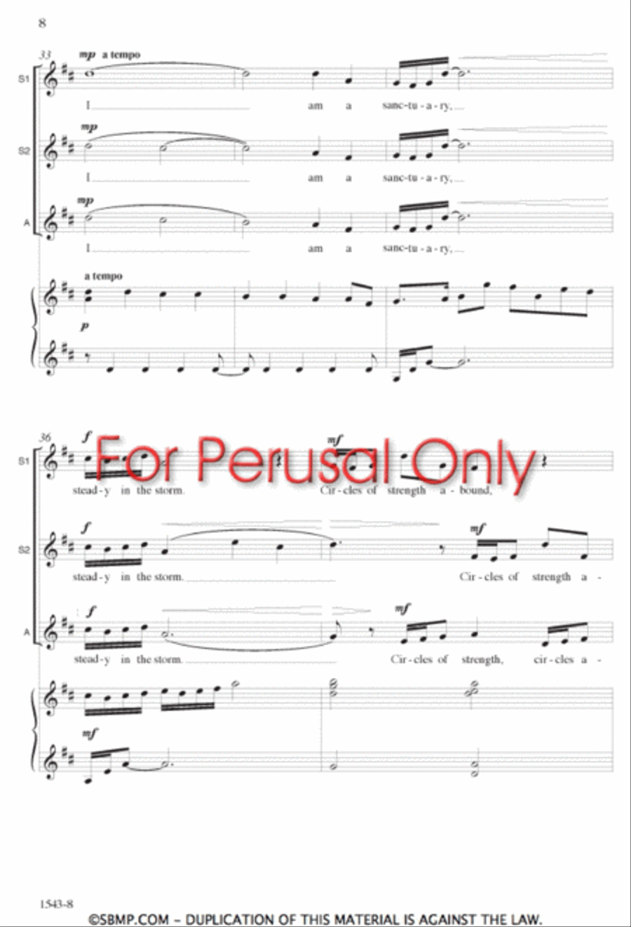 I Am Woven - SSA Octavo I Am Woven - SSA Octavo SSA scores gallery preview page 7