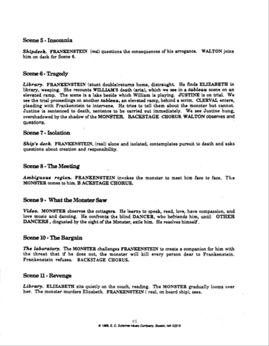 Frankenstein, or The Modern Prometheus String Quintet scores gallery preview page 5