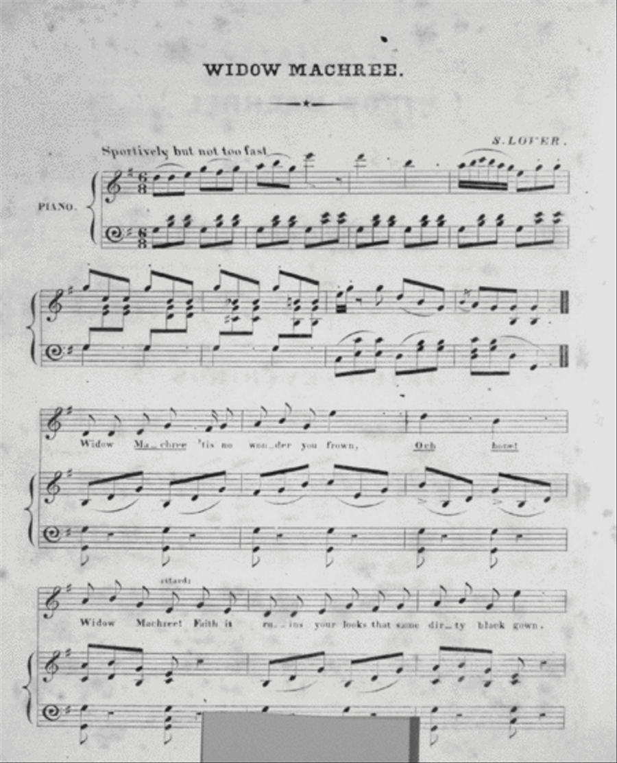 Widow Machree Voice scores gallery preview page 2