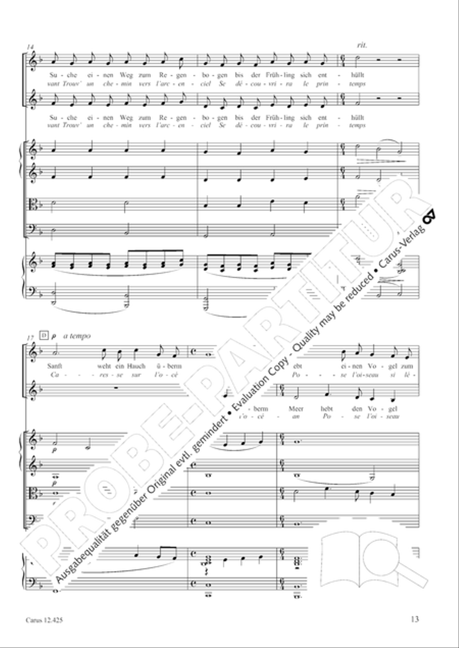 Die Kinder des Monsieur Mathieu (arr. R. Butz) chorissimo! Score scores gallery preview page 14
