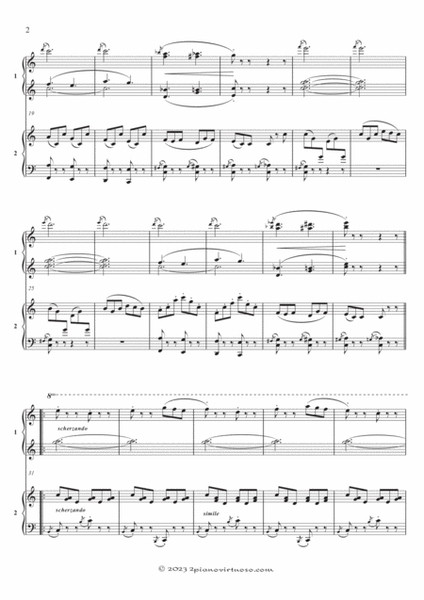 The Irish Washerwoman, arr. for 2 pianos image number null