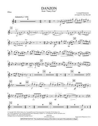 Danzon (from Fancy Free) - Oboe