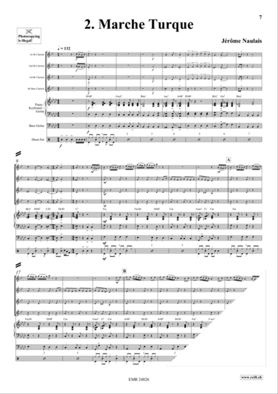 Play With Your Band Volume 4 Clarinet Quartet scores gallery preview page 4