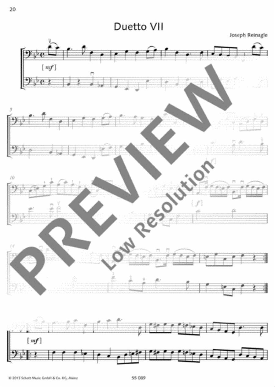 12 Progressive Duets Cello scores gallery preview page 21