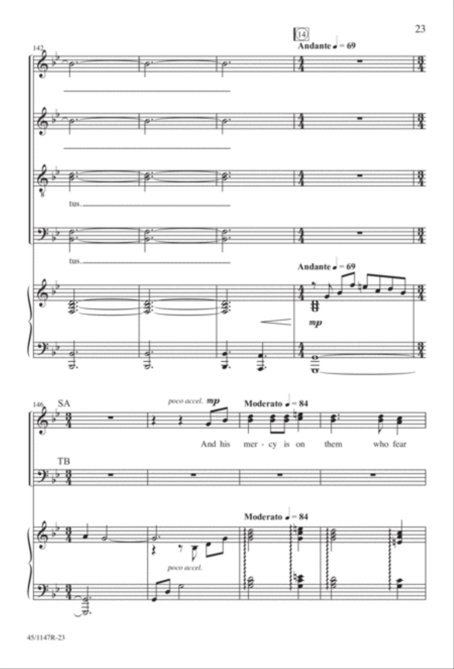 Magnificat Magnificat Divisi scores gallery preview page 24
