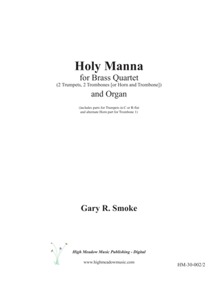 Holy Manna for Organ and Brass Quartet