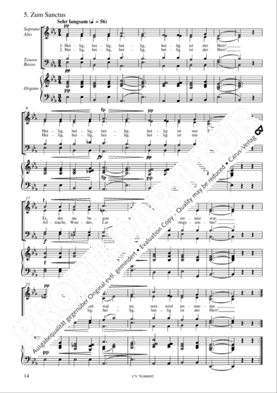 Deutsche Messe 4-Part scores gallery preview page 15