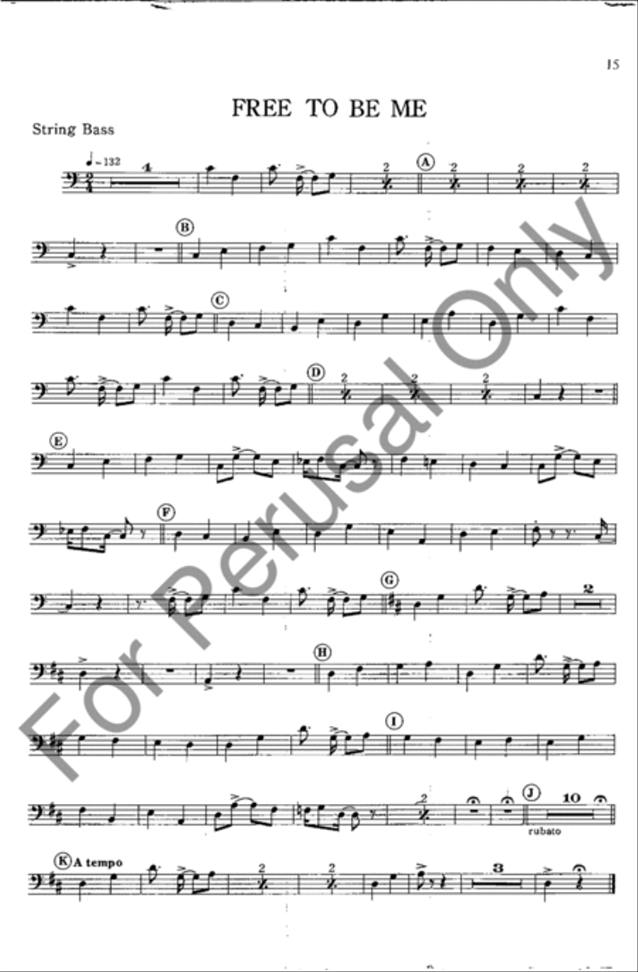 Free To Be Me 4-Part scores gallery preview page 15