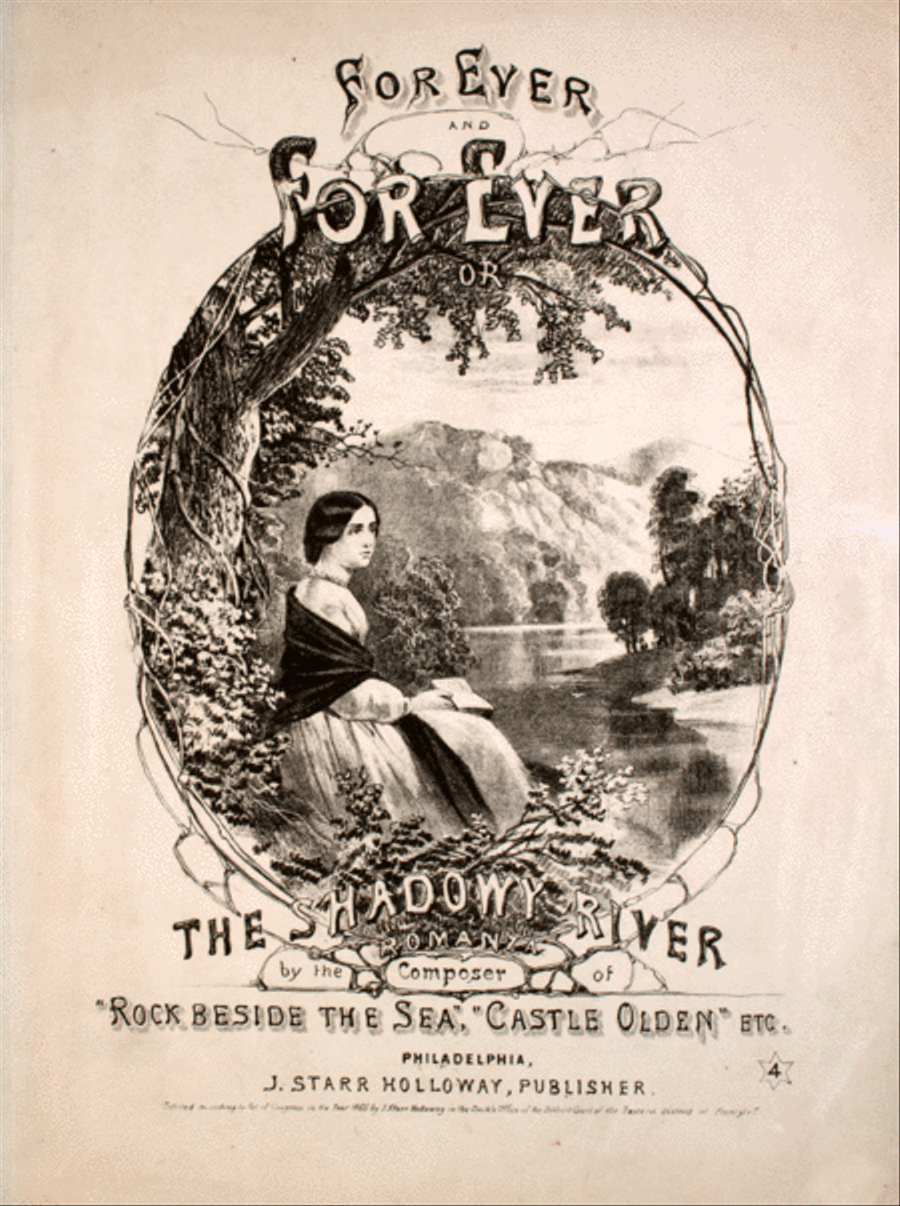 Forever and Forever, or, The Shadowy River. Romanza Voice scores gallery preview page 1