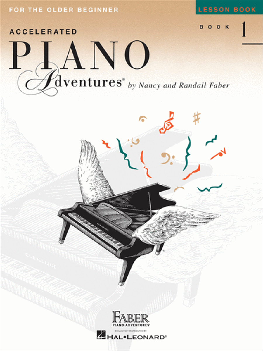 Accelerated Piano Adventures for the Older Beginner – Lesson Book 1, International Edition Piano Method scores gallery preview page 1