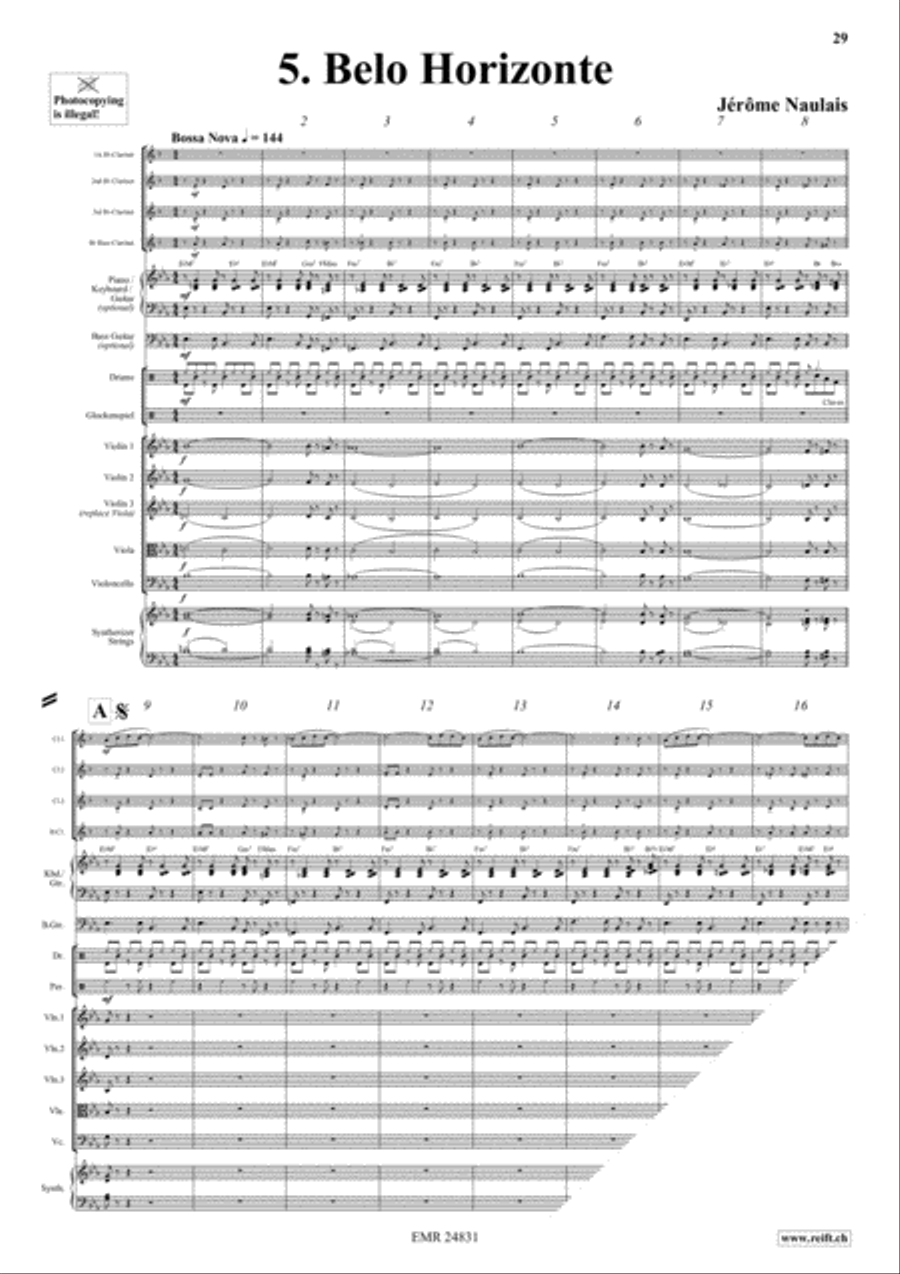 Play With Your Band Volume 1 Clarinet Quartet scores gallery preview page 7