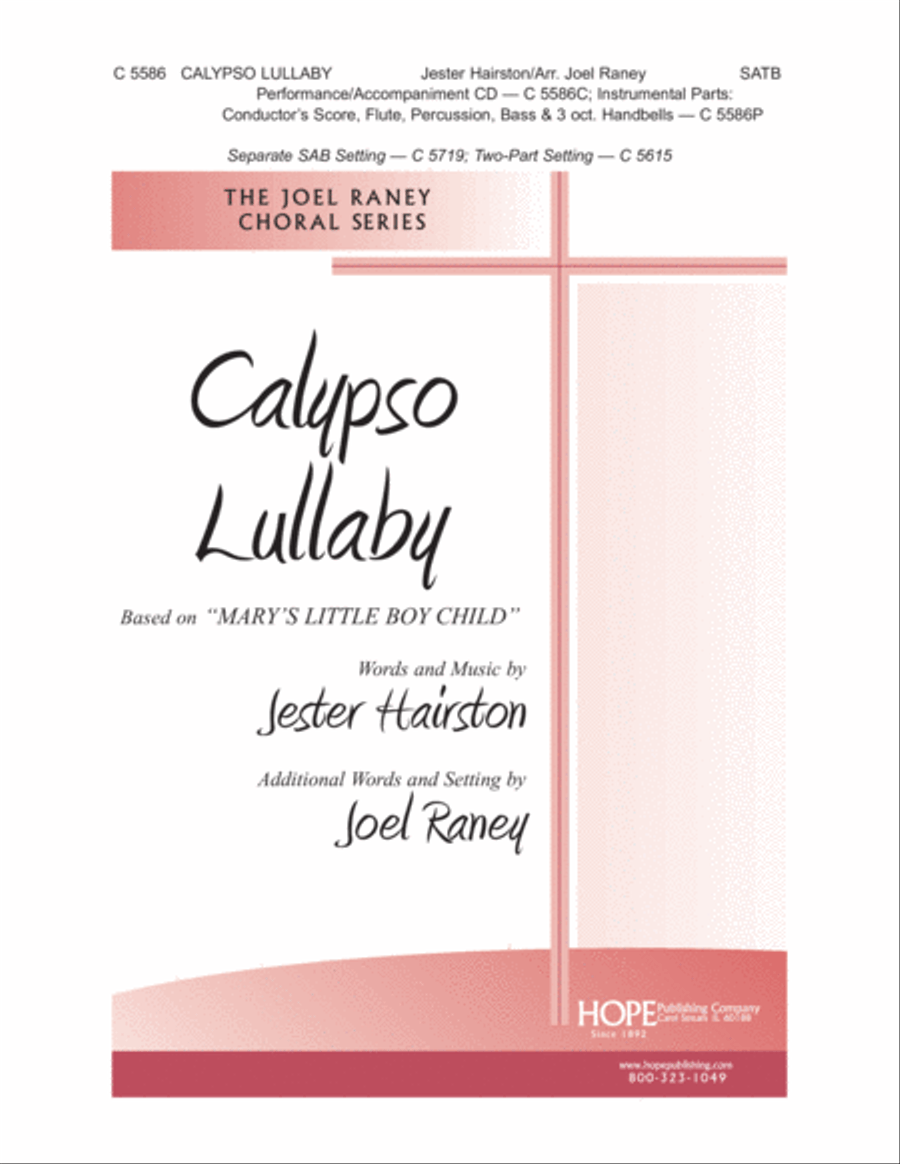 Calypso Lullaby Choir scores gallery preview page 1
