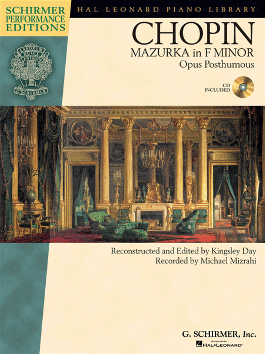 Frédéric Chopin – Mazurka in F minor, Op. post. Piano Solo scores gallery preview page 1