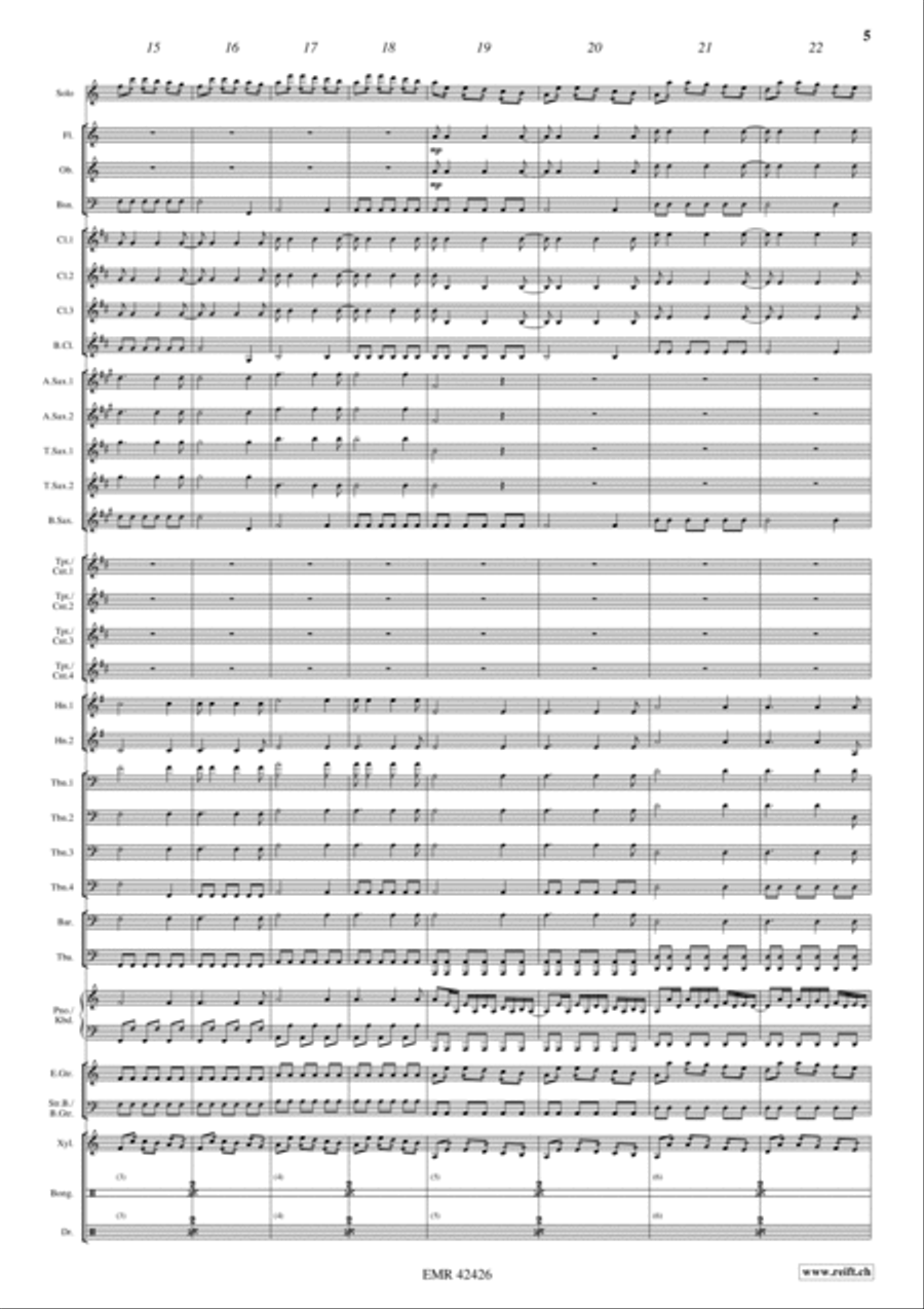 Storm Storm Concert Band scores gallery preview page 5