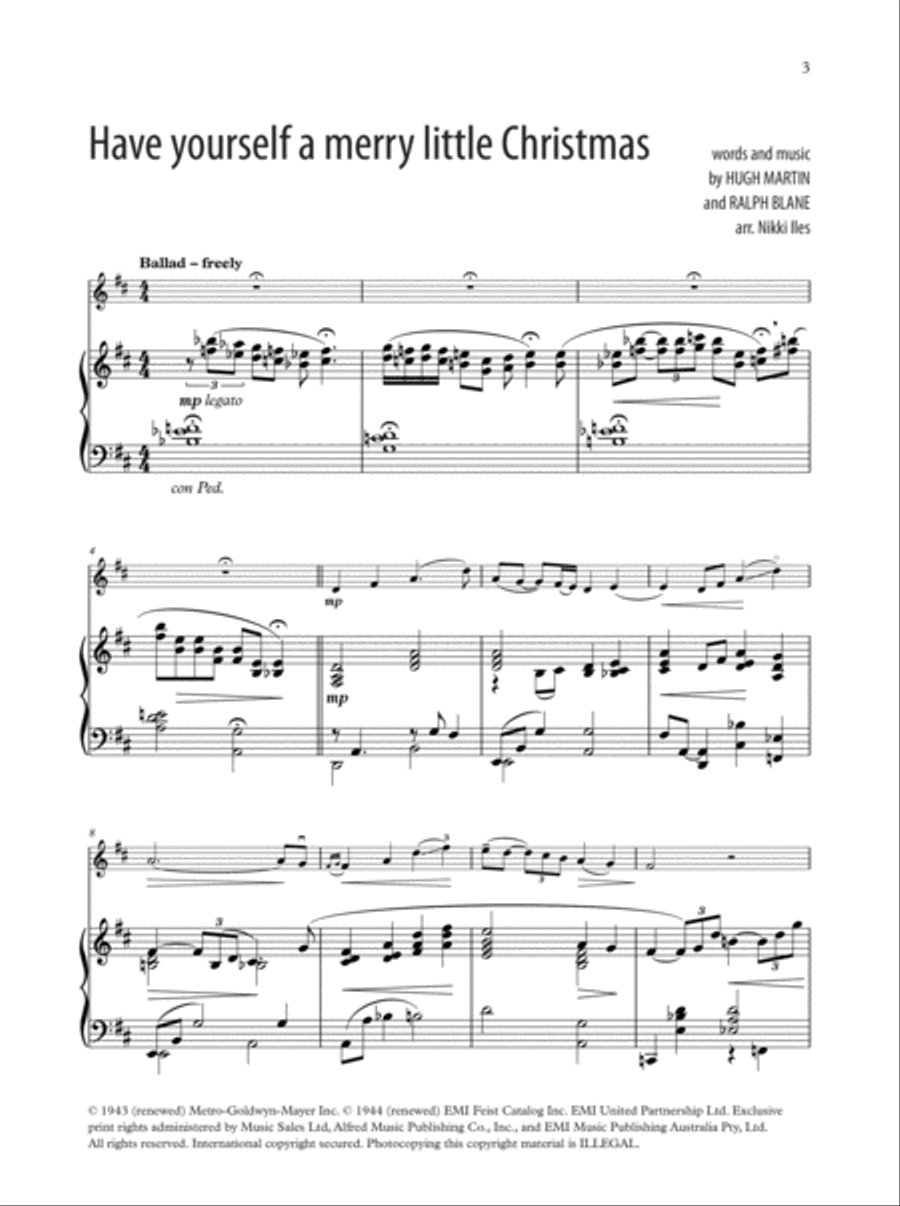 Violin Jazz on a Winter's Night + CD Violin Solo scores gallery preview page 2