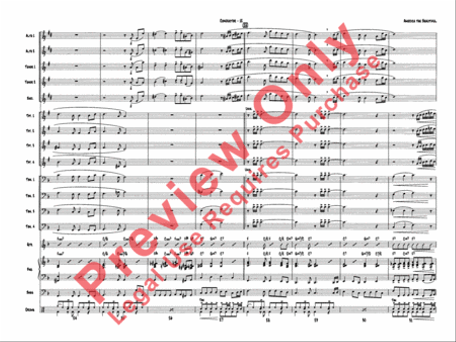 Superset #5: The Patriotic Collection (Medley) Jazz Ensemble scores gallery preview page 13