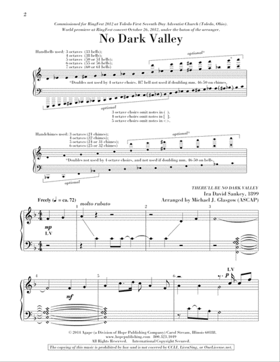 No Dark Valley No Dark Valley 5-Octaves scores gallery preview page 3