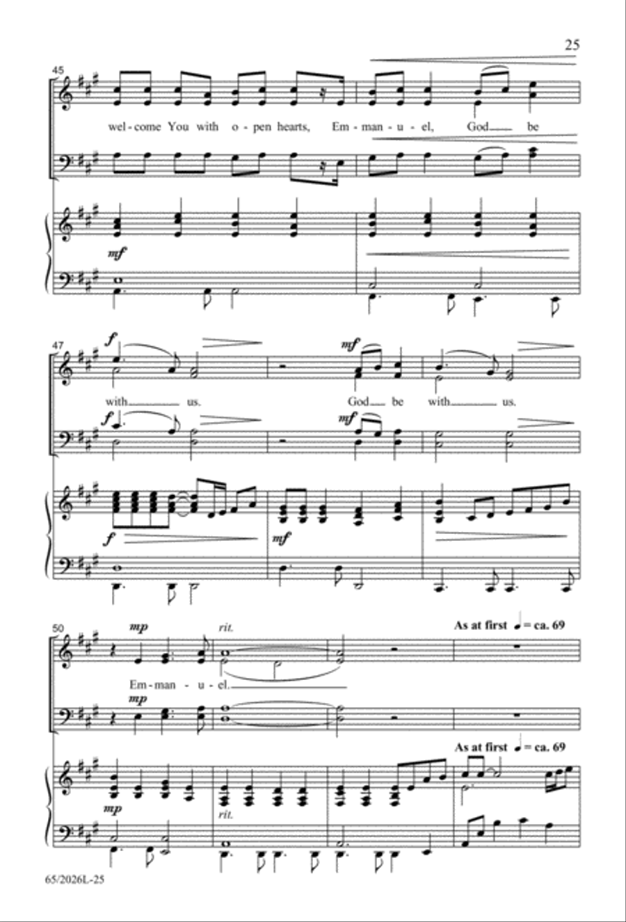 Night of the Father's Love 4-Part scores gallery preview page 26