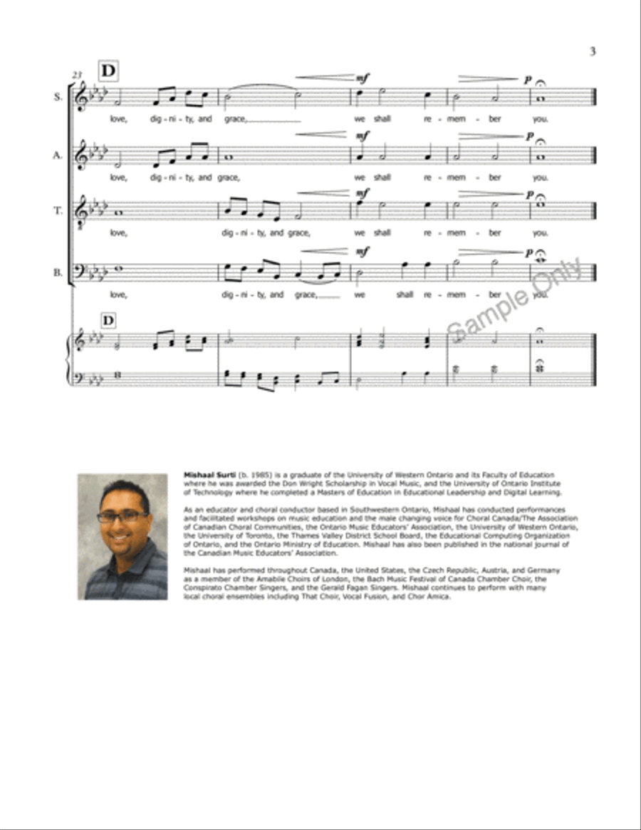 We Shall Remember We Shall Remember 4-Part scores gallery preview page 4