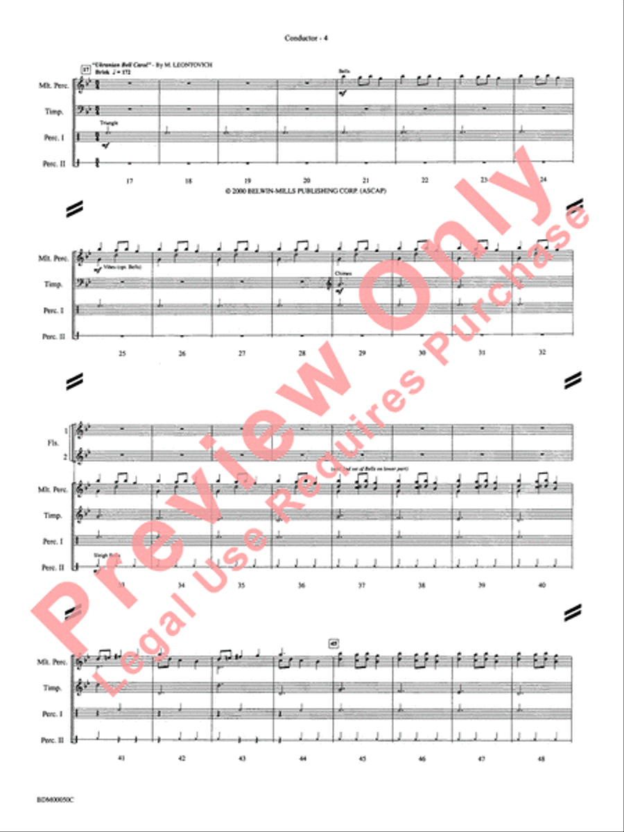 Christmas in the Round Christmas in the Round Concert Band scores gallery preview page 7