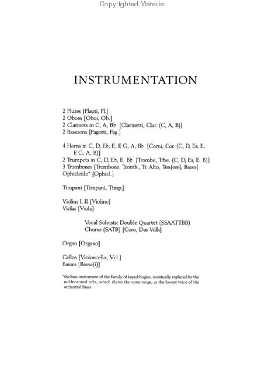 Elijah in Full Score Choir scores gallery preview page 2
