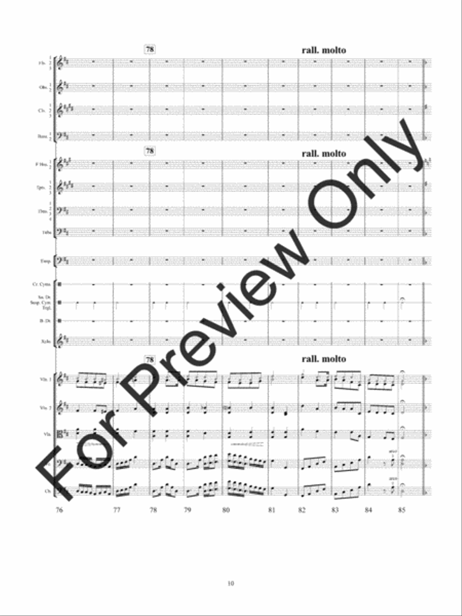Csardas (Score) Full Orchestra scores gallery preview page 14