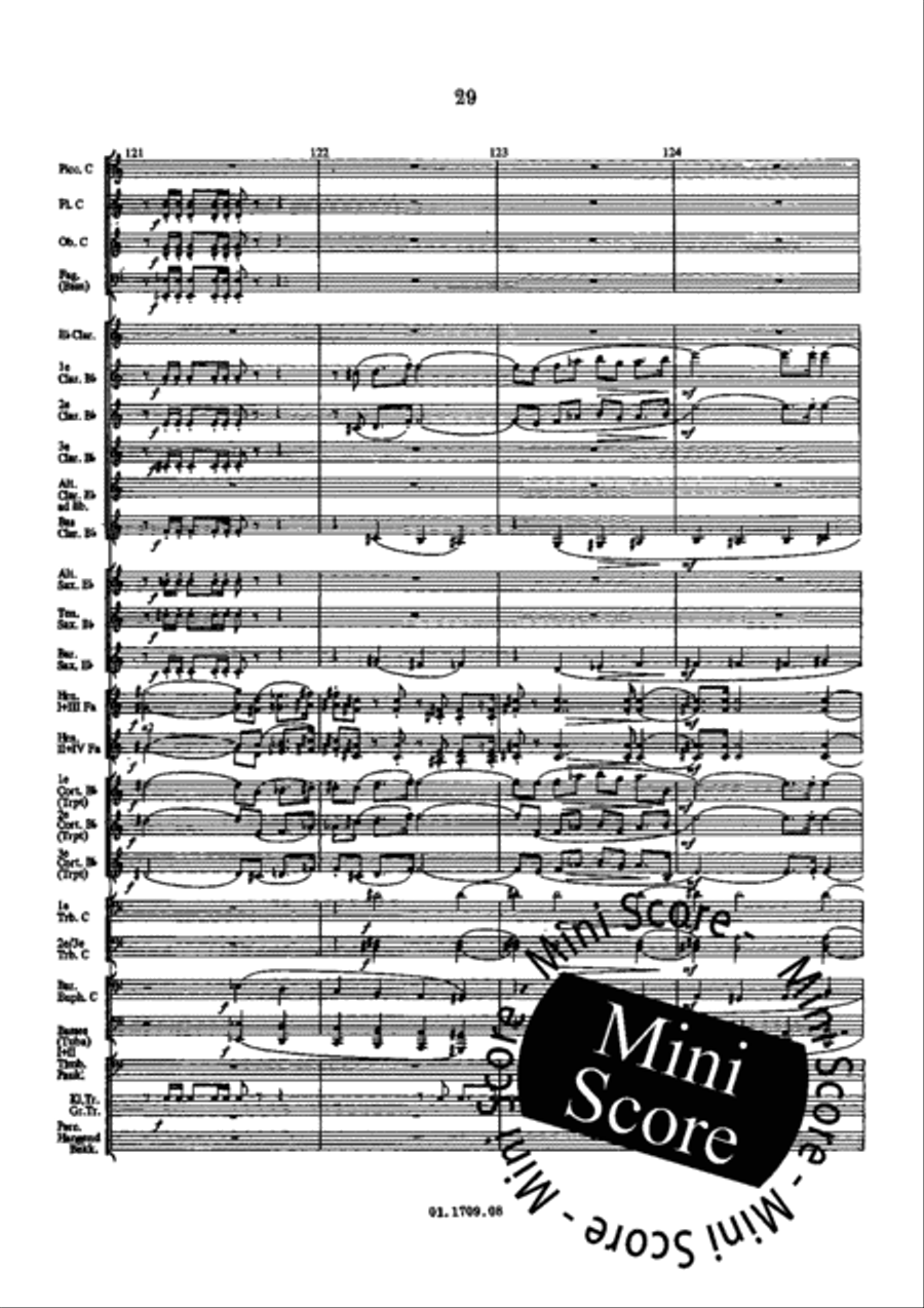 Marcia Pomposa Marcia Pomposa Concert Band scores gallery preview page 33