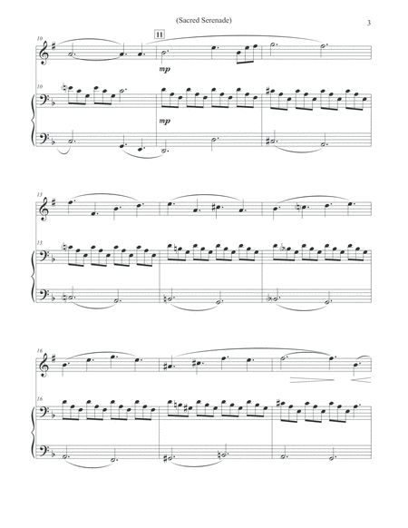 Sacred Serenade - Clarinet & Piano image number null