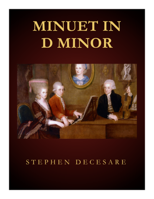Book cover for Minuet in D Minor