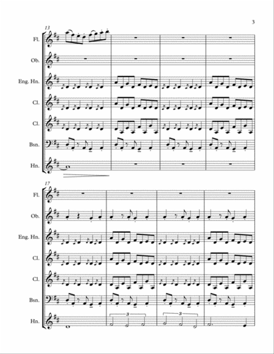 As All Was Once Quiet Woodwind Quintet scores gallery preview page 3