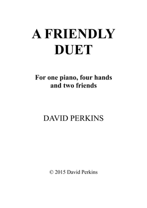 Book cover for A Friendly Duet (one piano, four hands and two friends)