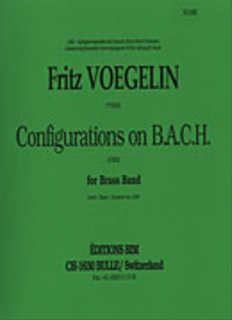 Configurations on B.A.C.H. Brass Band scores gallery preview page 1