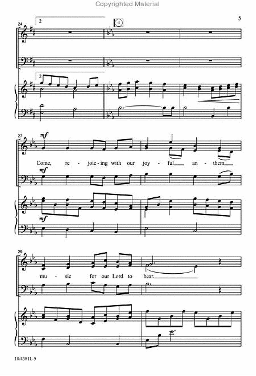 Together in Thanksgiving 3-Part scores gallery preview page 5