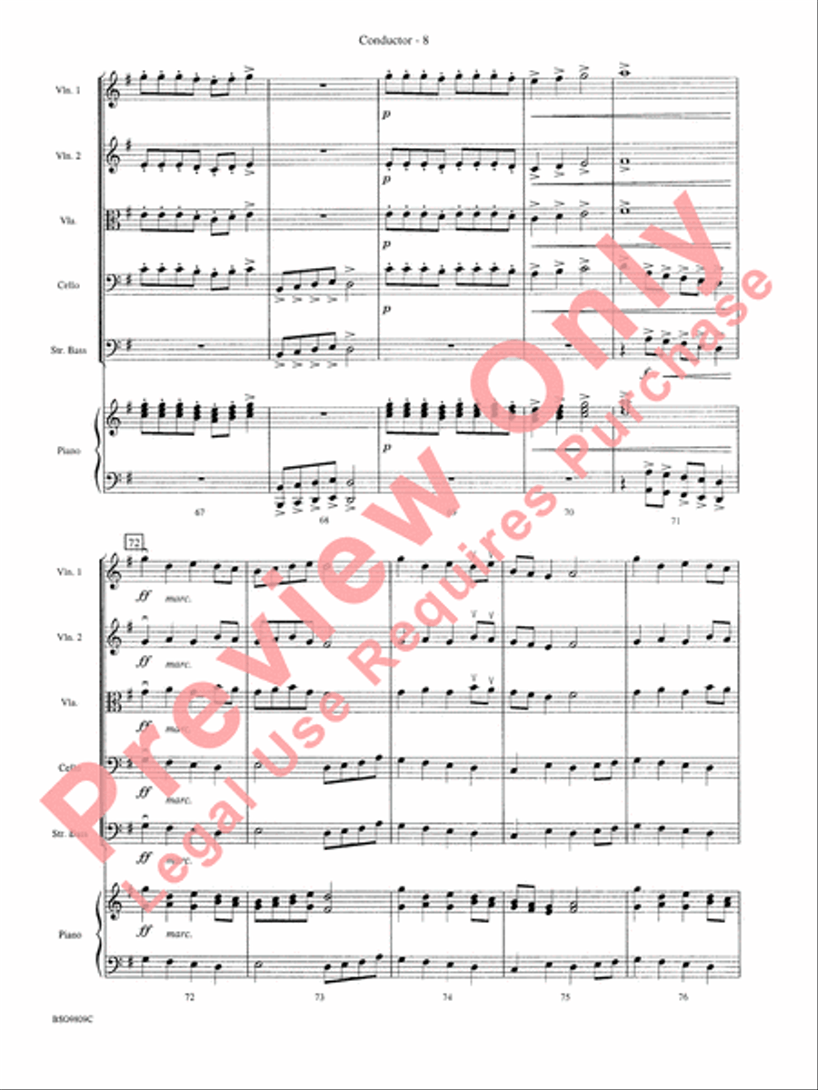 Contredanse Contredanse String Orchestra scores gallery preview page 11