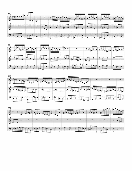 Aria: Bereite dich, Zion from: Weihnachts-Oratorium, BWV 248 (arrangement for string trio)