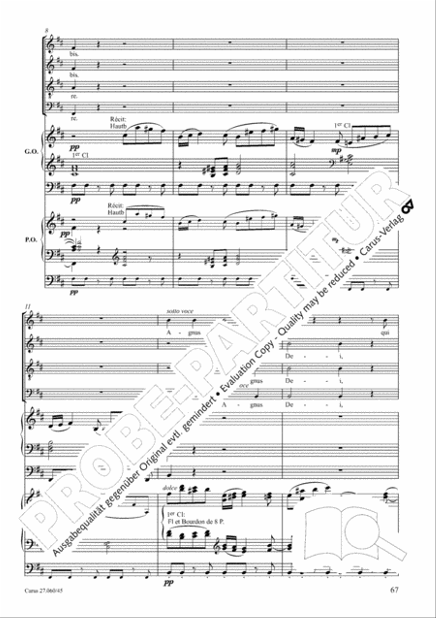 Messe a quatre voix 4-Part scores gallery preview page 68