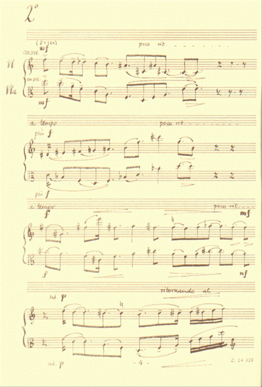12 duo per violino e viola String Duet scores gallery preview page 2