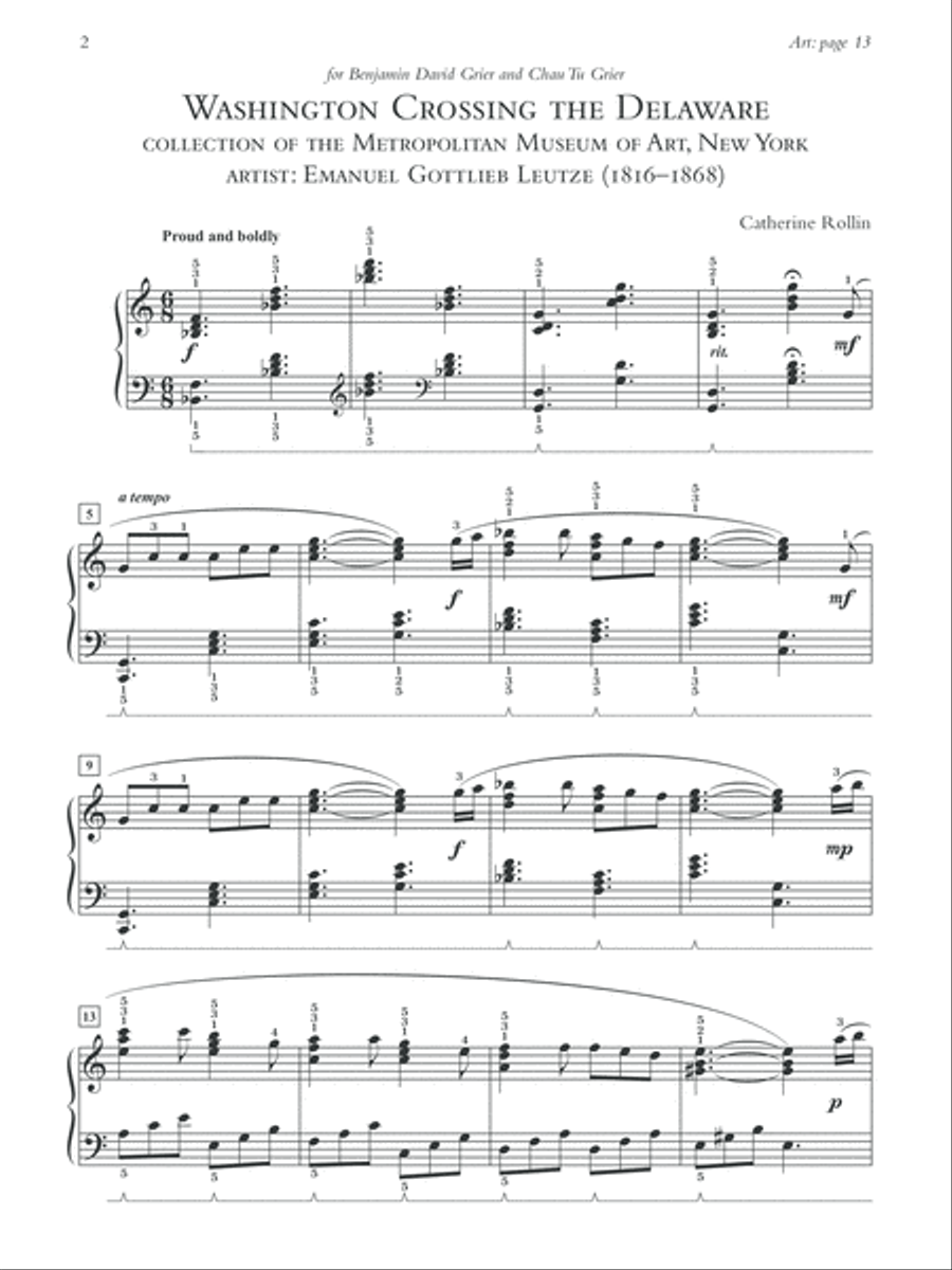 Museum Masterpieces, Book 2 Piano Solo scores gallery preview page 9
