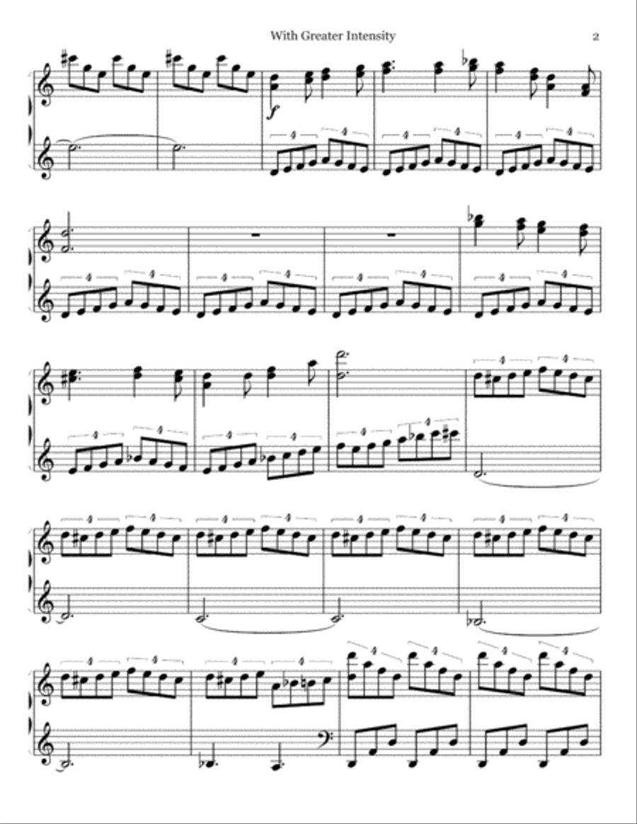 Wind Piano Solo scores gallery preview page 2